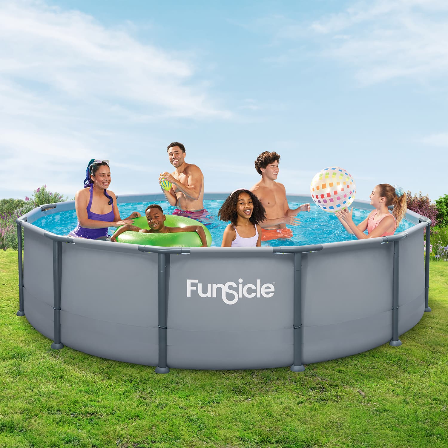 Funsicle 12ft Oasis Pool | Above Ground Family Pool