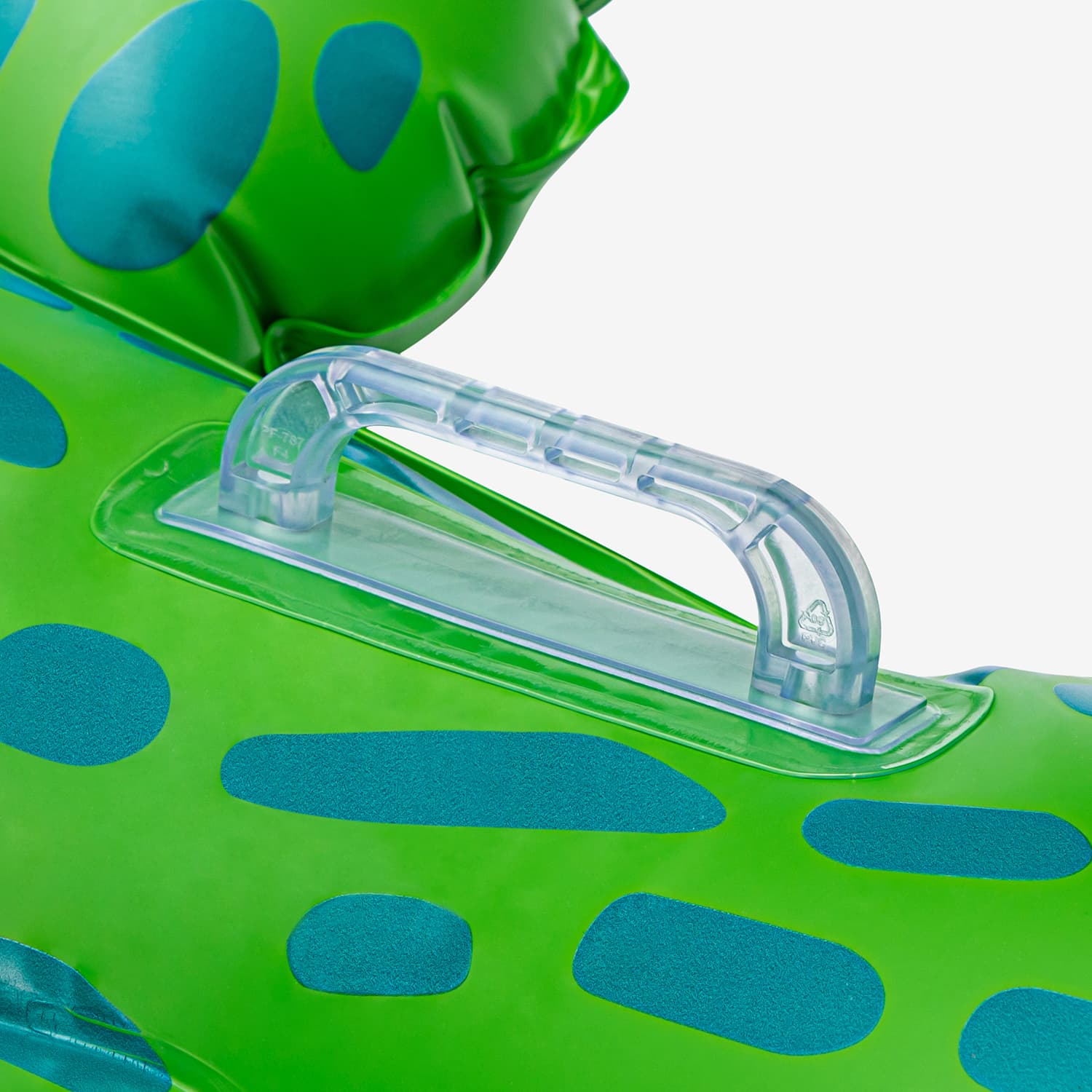 Funsicle Hungry Gator Ride-On close up handle view