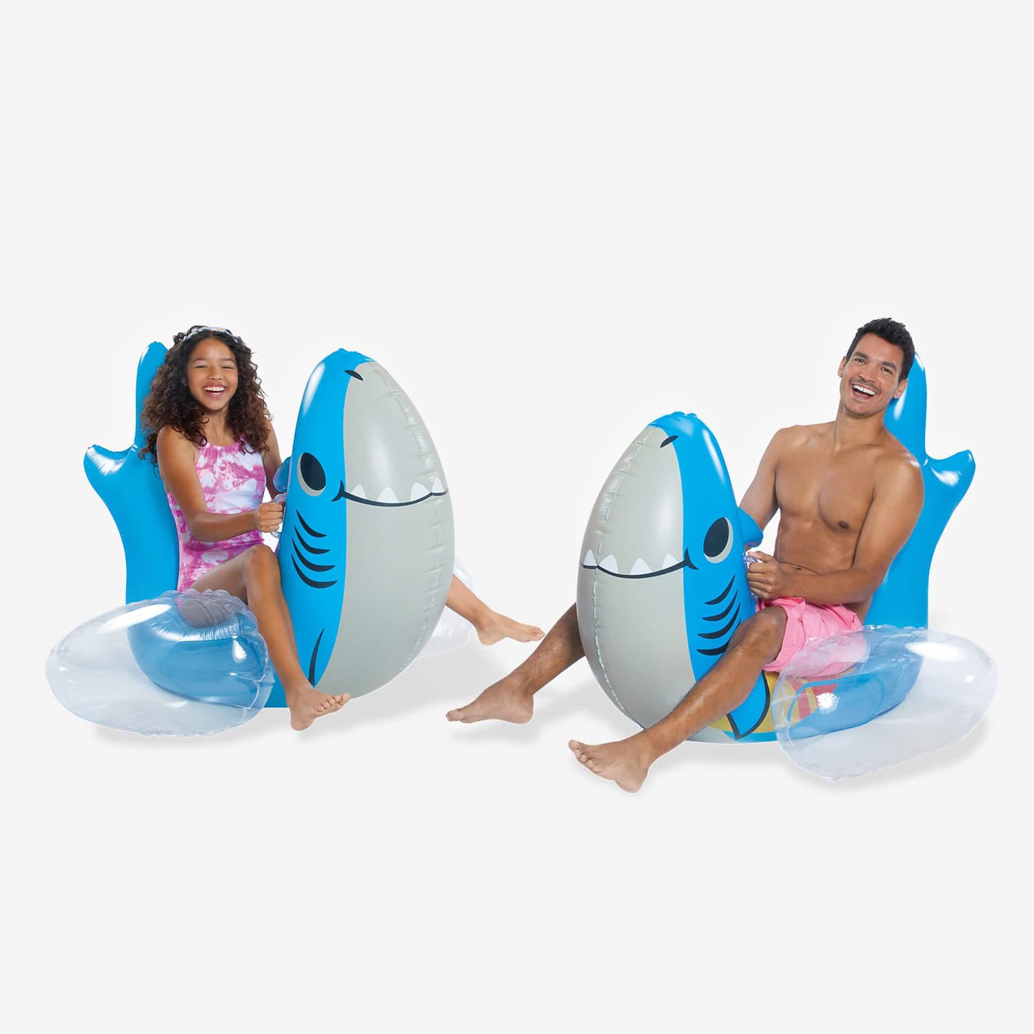 models riding Funsicle Surfin' Shark Pool Play