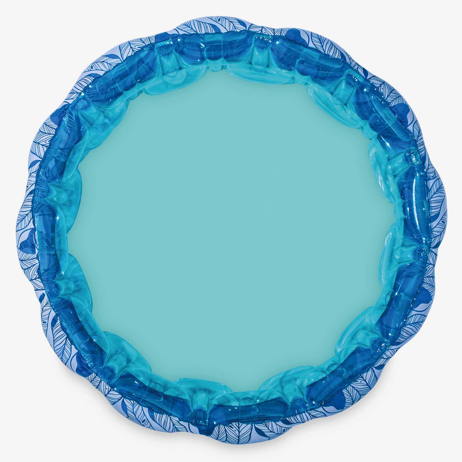 Funsicle Sapphire Tropics Funcuzzi Pool top view