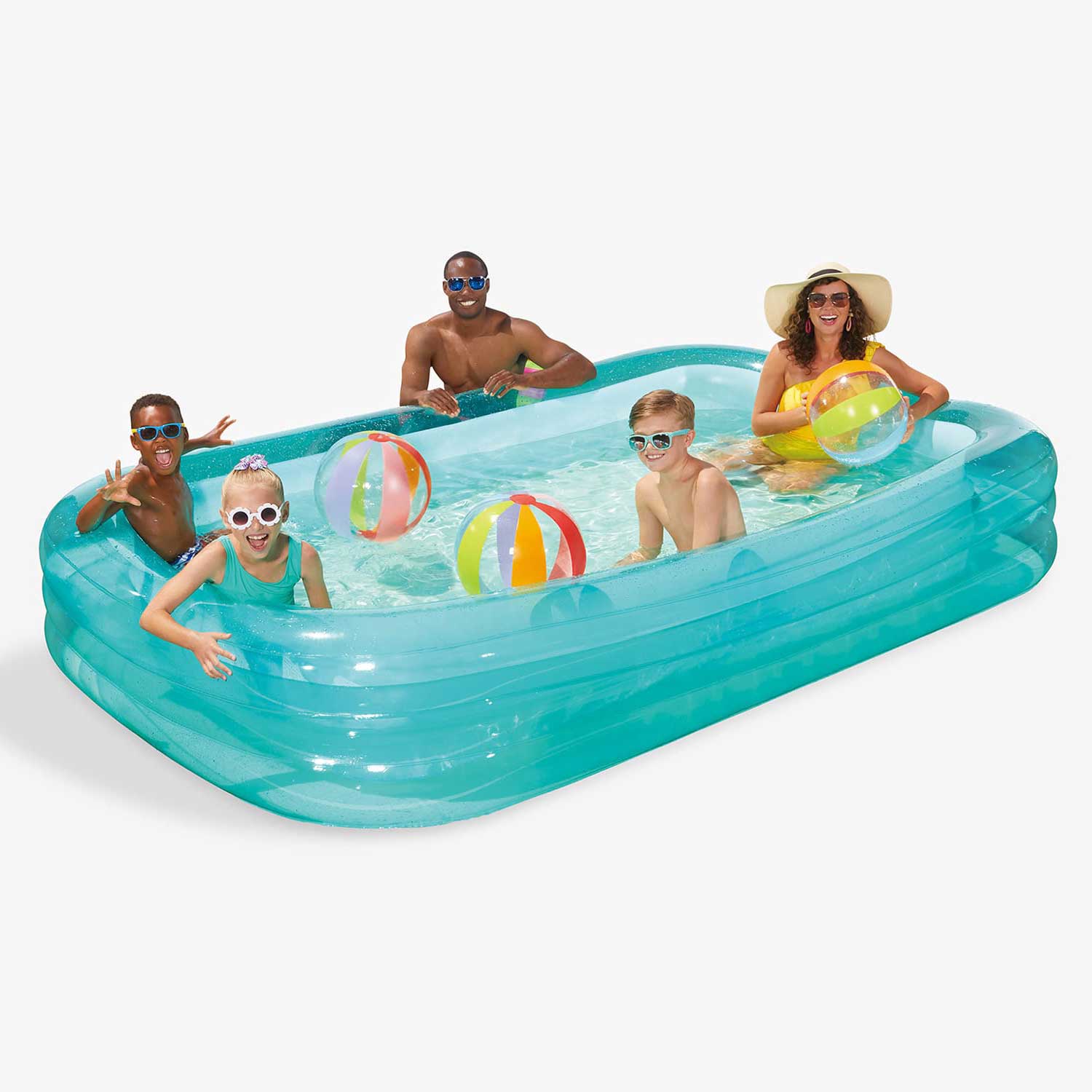 Funsicle AquaSplash Pool with people