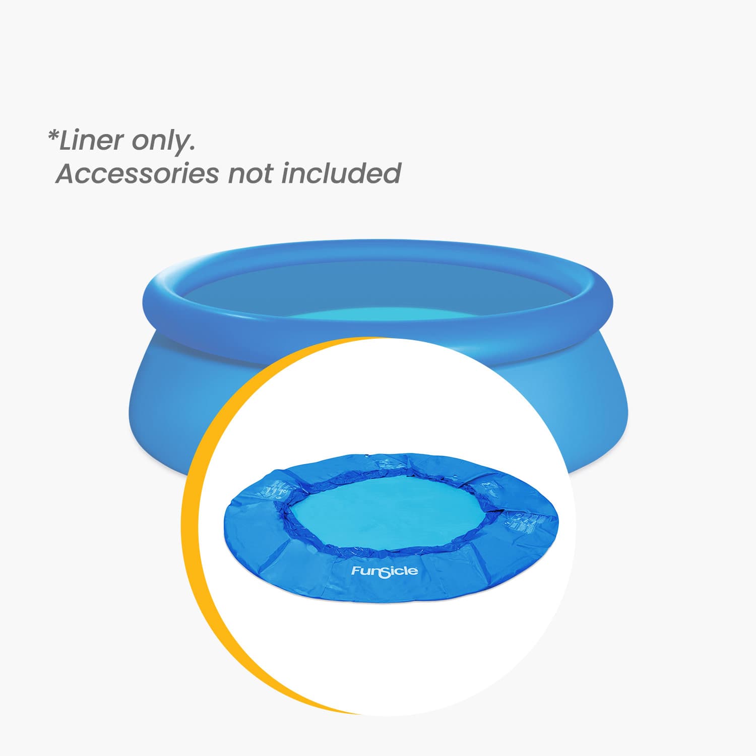 Funsicle 8 ft QuickSet Pool Liner