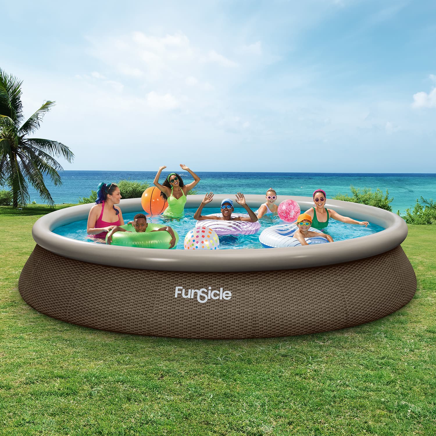 Funsicle 15ft QuickSet Pool | Above Ground a Pool