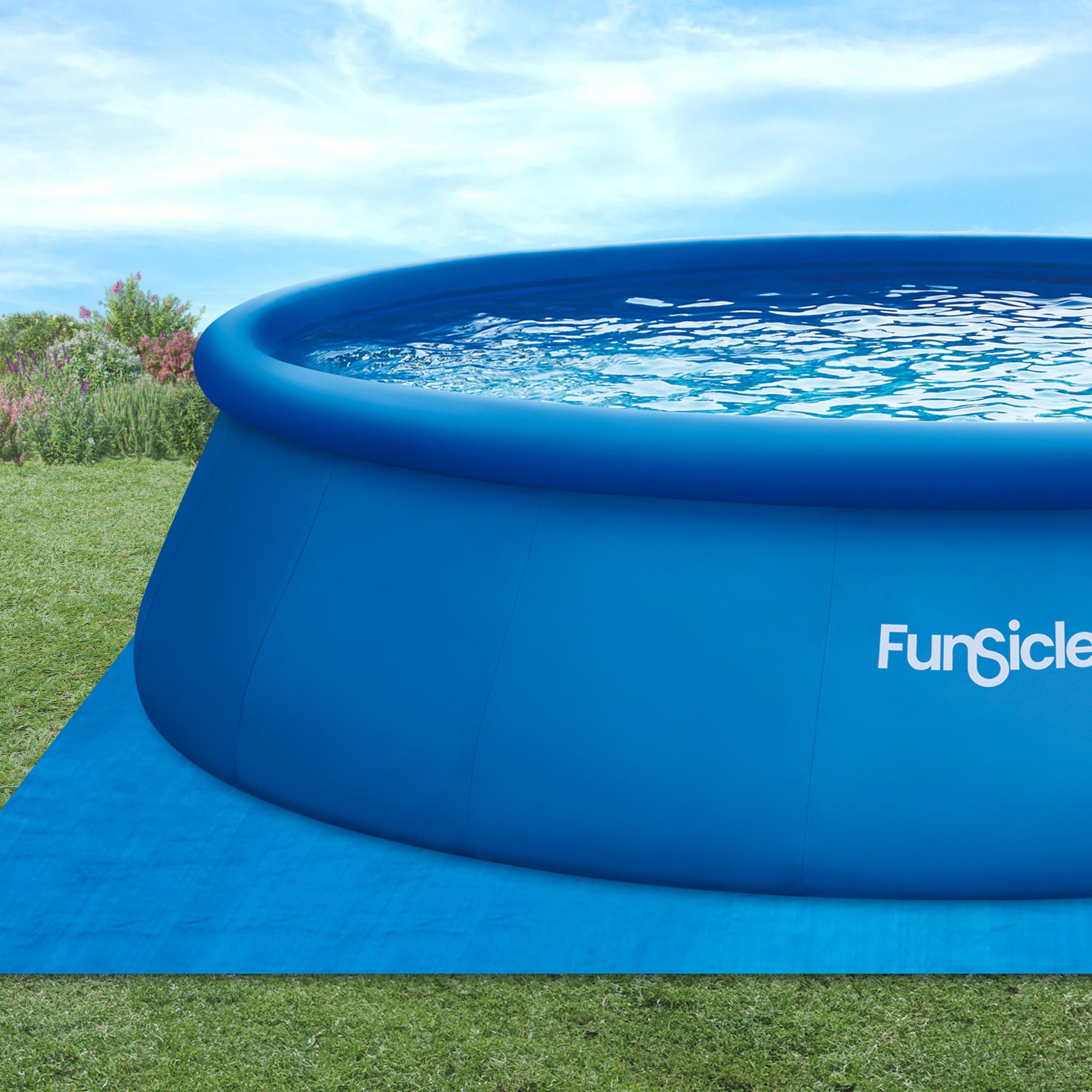 Funsicle 18.8 ft Ground Cloth on a grass background