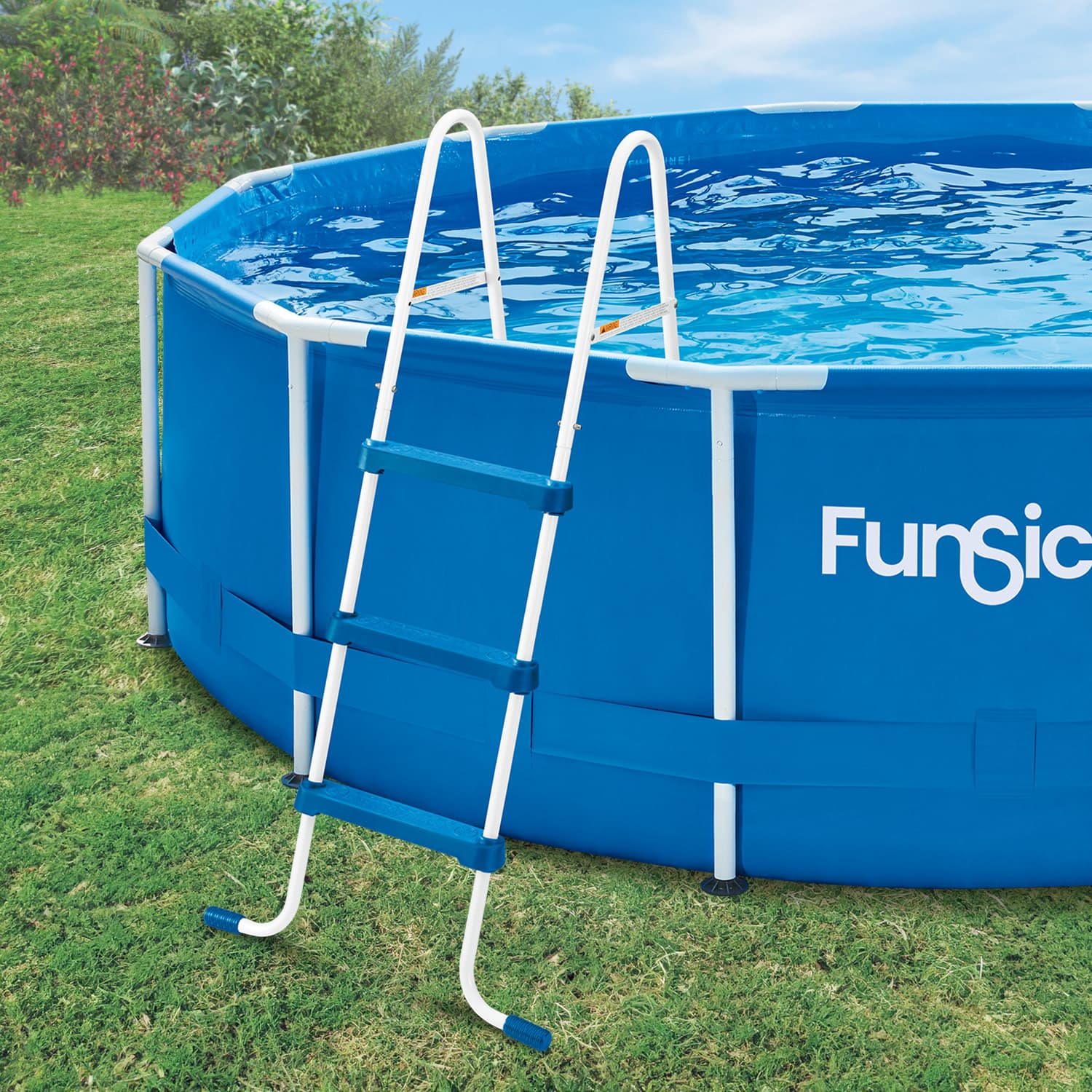 Funsicle 36" SureStep Ladder on grass background
