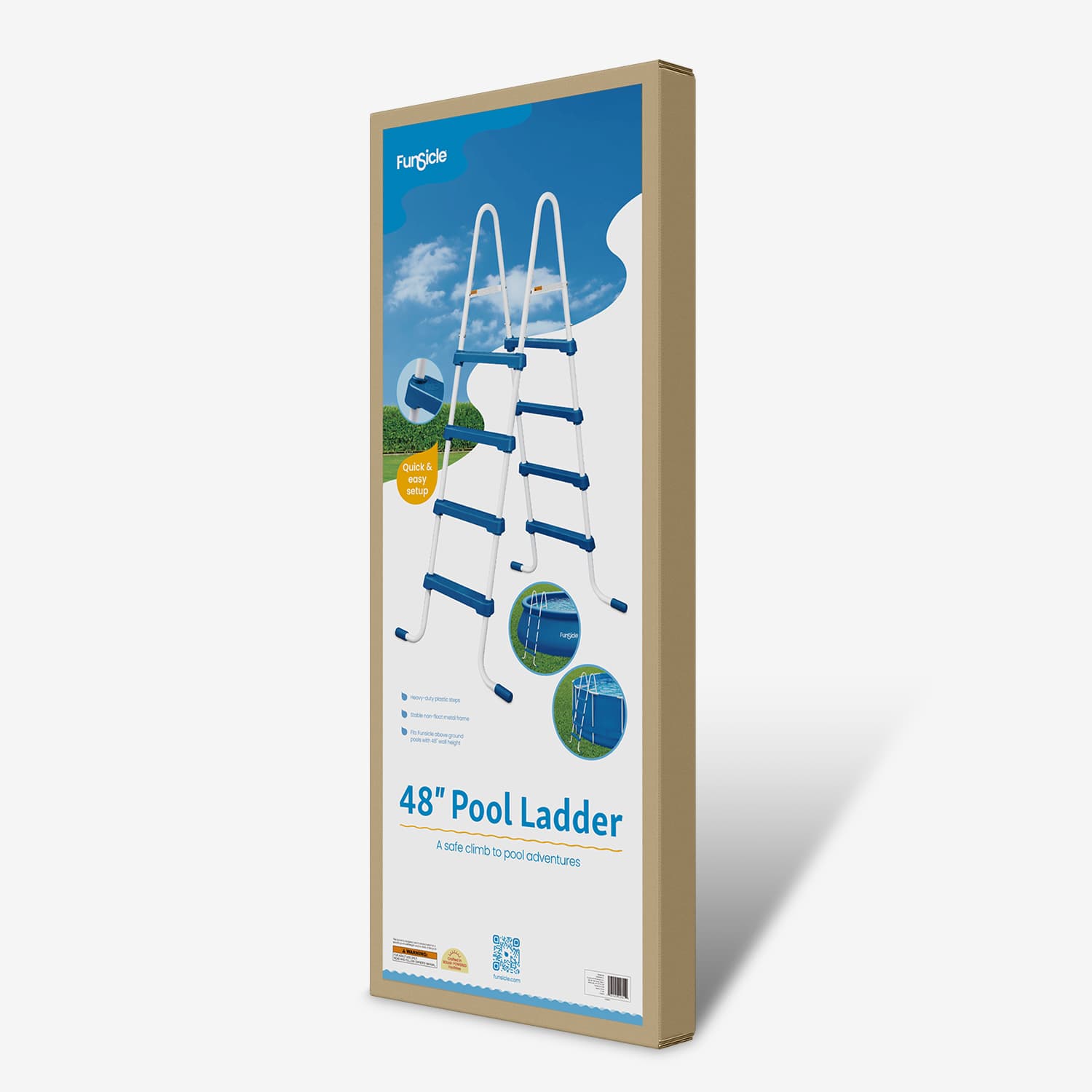 Funsicle 48" SureStep Ladder packaging