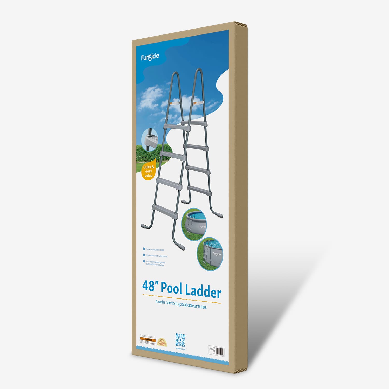 Funsicle 48" SureStep Ladder packaging