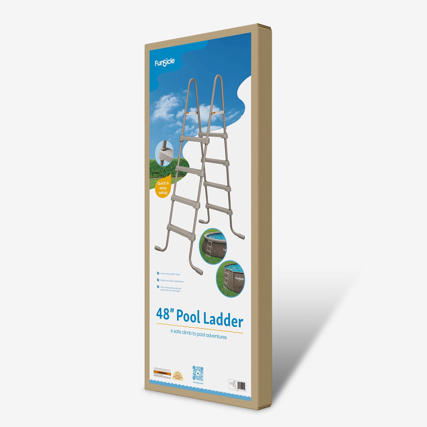 Funsicle 48" SureStep Ladder packaging