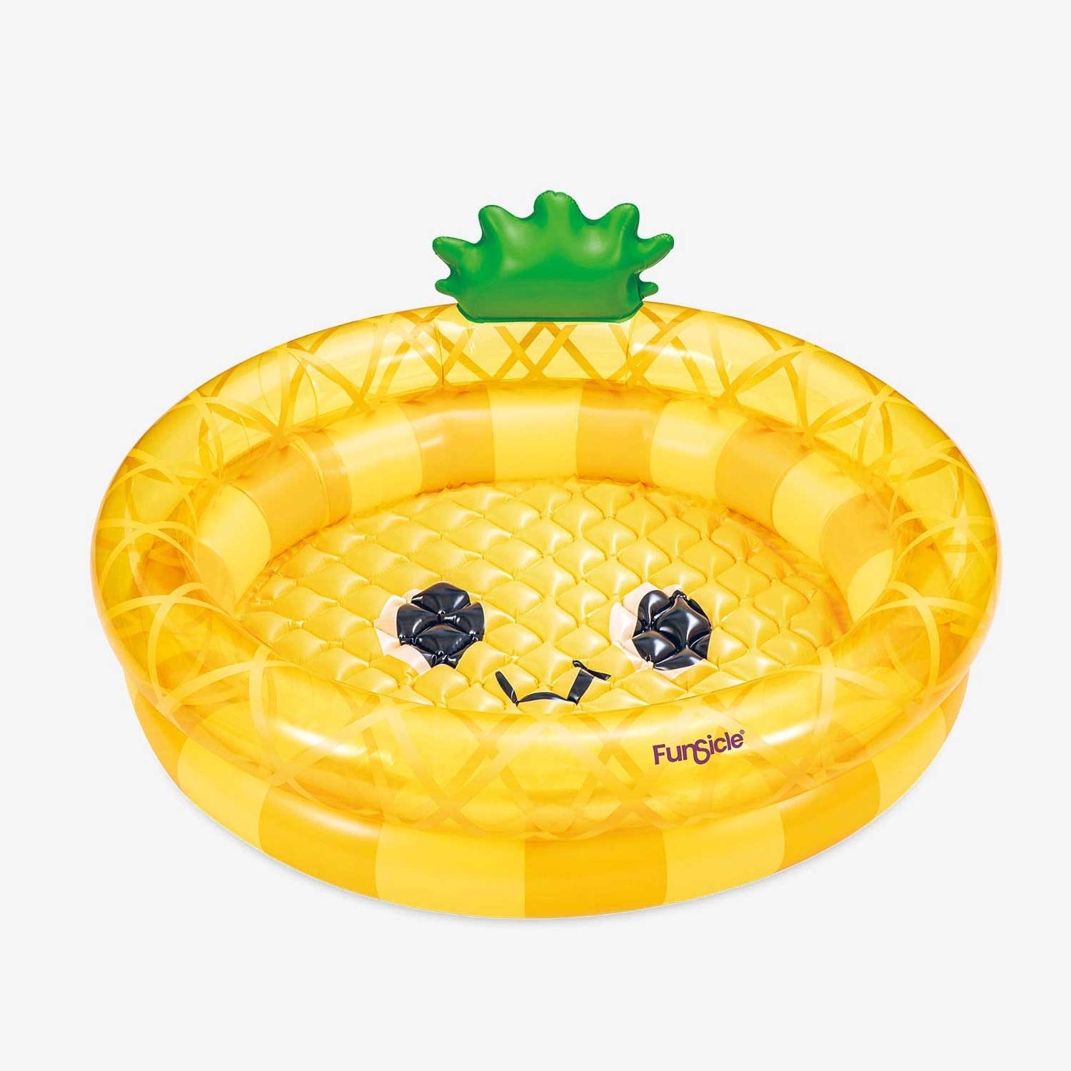 Funsicle Happy Pineapple FunRing Pool without people