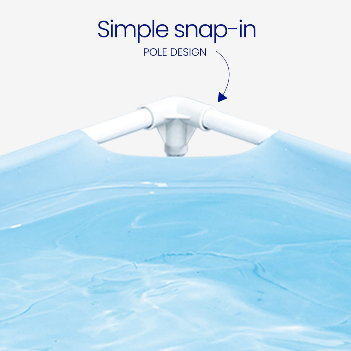 Pool Snaps Funsicle 4ft Kids Fun Pool | Snap-In Frame Pool