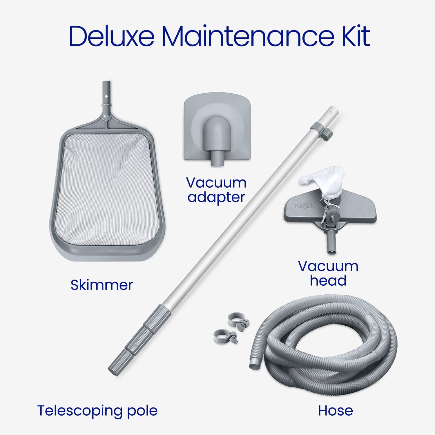 deluxe maintenance kit for pool cleaning