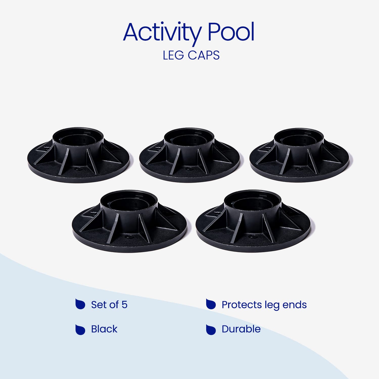 Funsicle Activity Pool Leg Caps, Set of 5