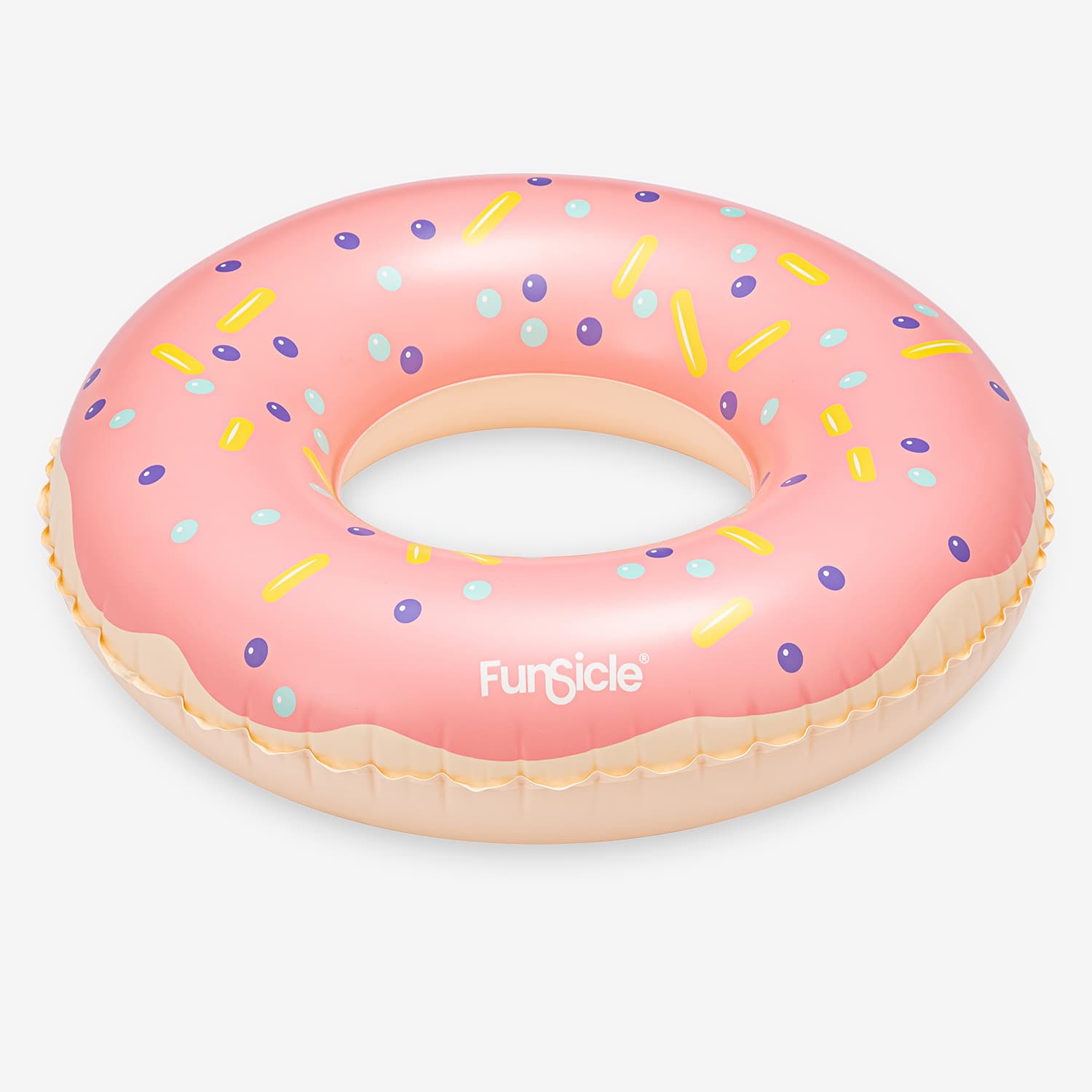 Funsicle Pink Donut FunTube on white background