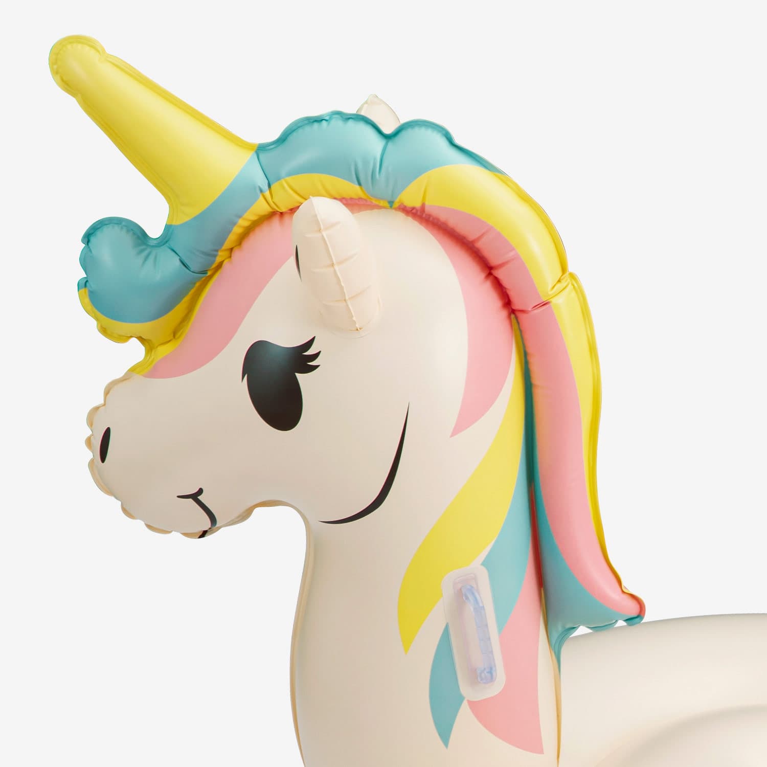 Funsicle Unicorn Magic Ride-On close up side view