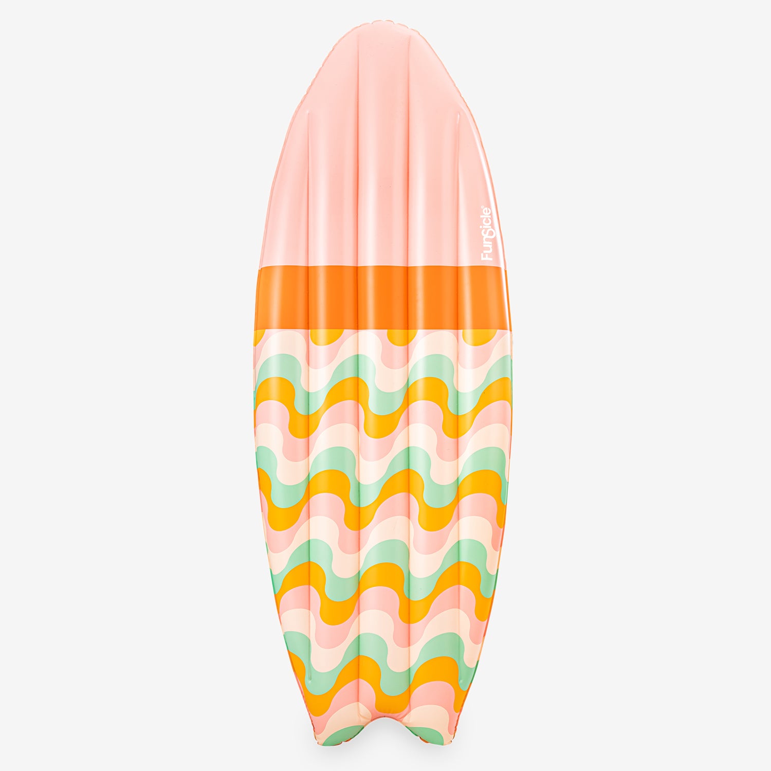 Funsicle Hawaiian Waves Surfboard Float on a white background