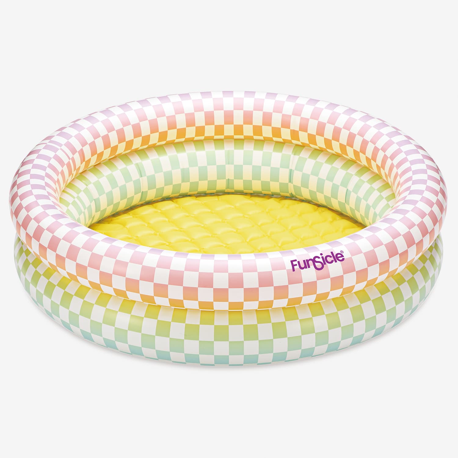 Funsicle Rainbow Checkered Pool