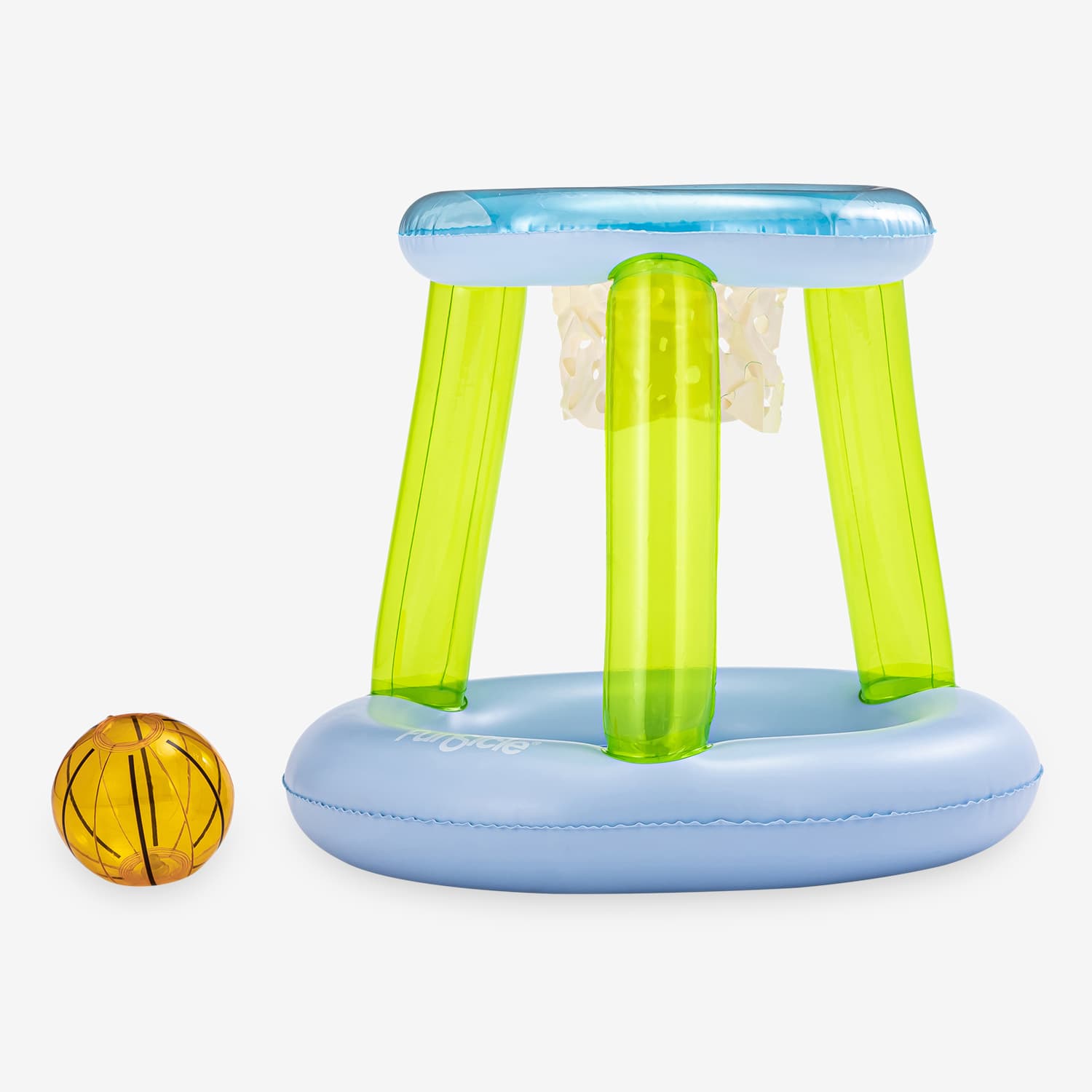 Funsicle Floating Basketball Set side view