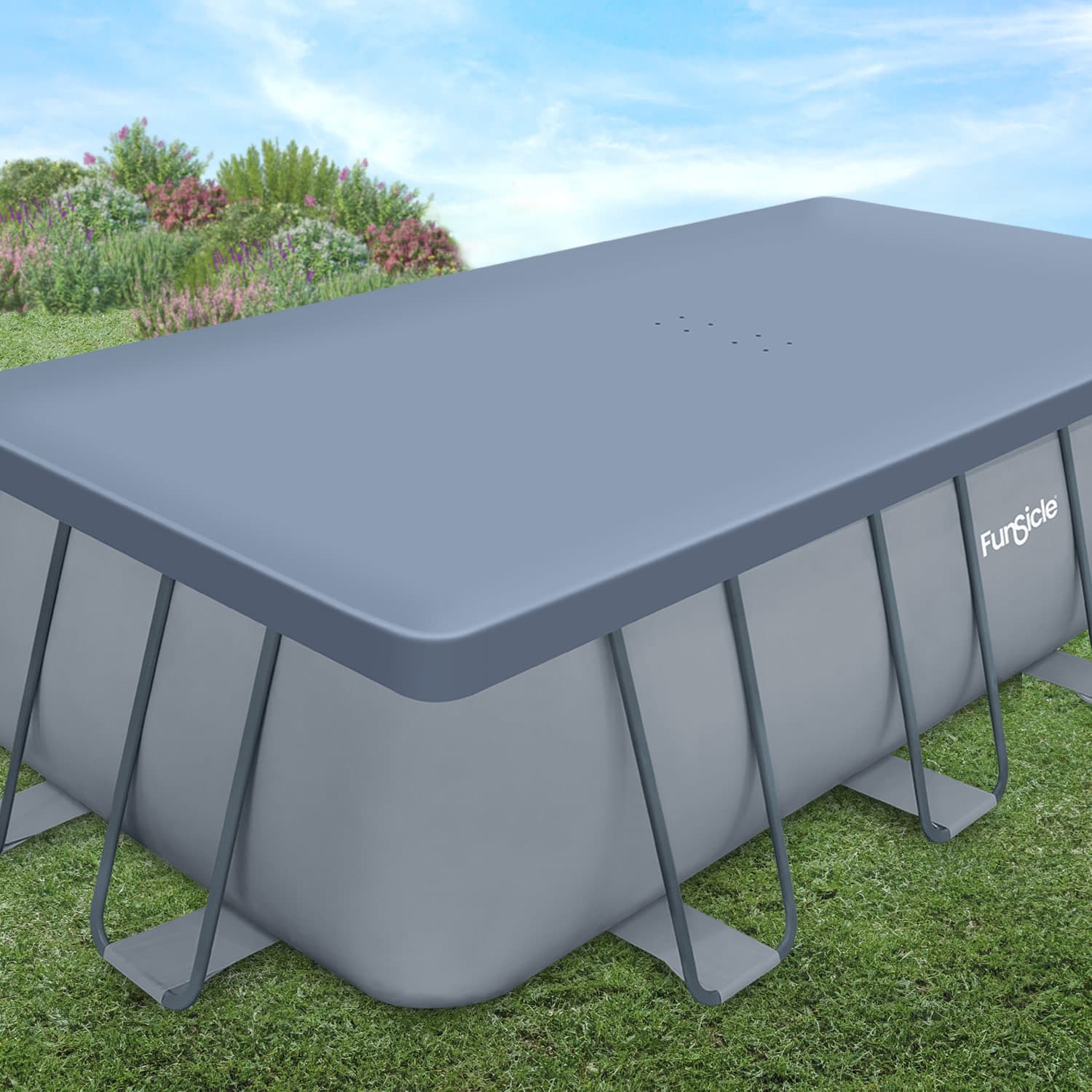 Funsicle Rectangular Frame Pool Cover