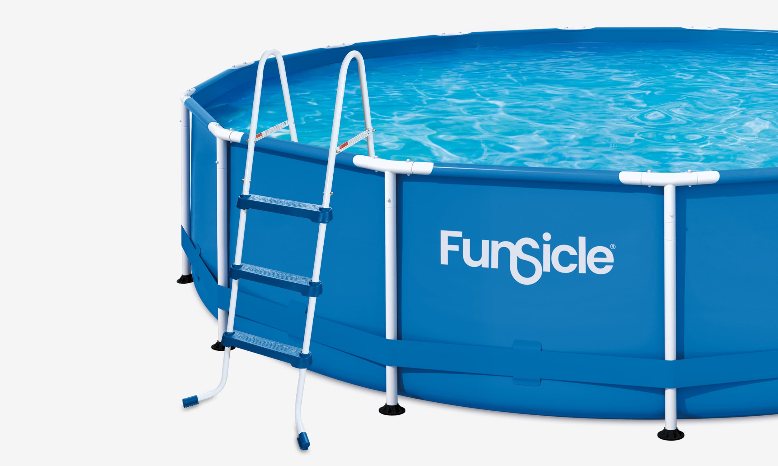  Funsicle 42" SureStep Ladder with a pool
