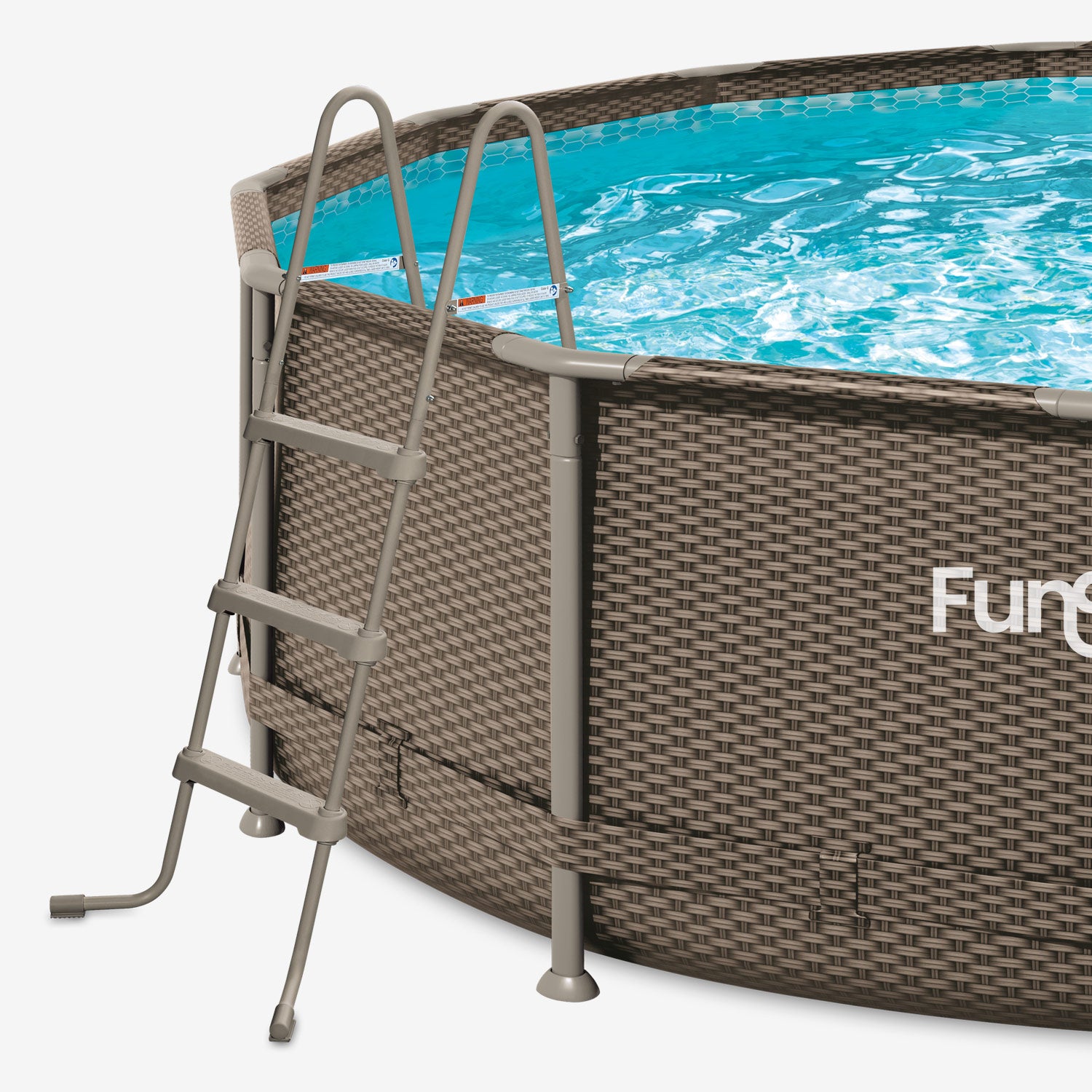 Funsicle 42&quot; SureStep Ladder with. Funsicle Oasis Designer Pool