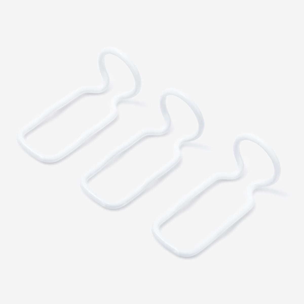 White Funsicle pool belt clips on a white background