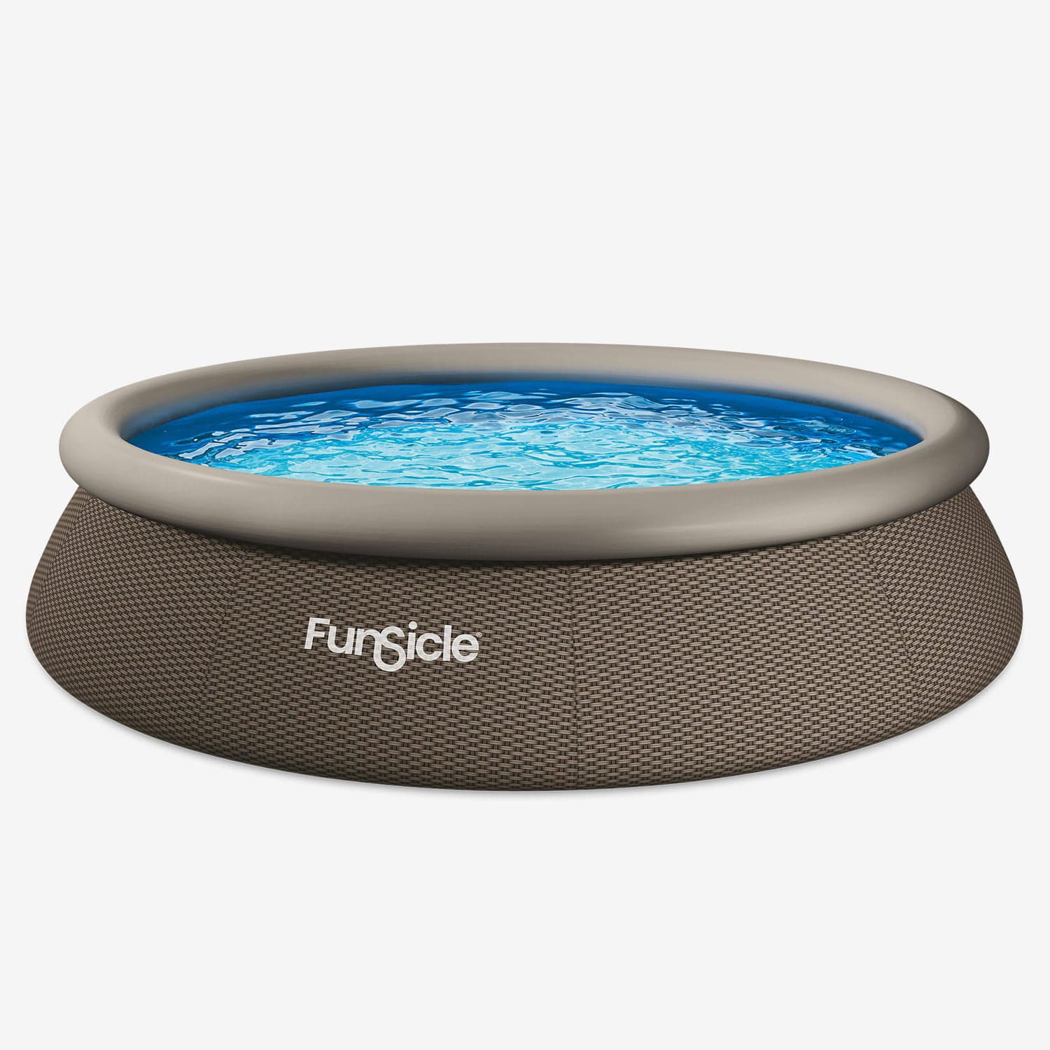 Funsicle 14 ft QuickSet Designer Pool - Dark Double Rattan