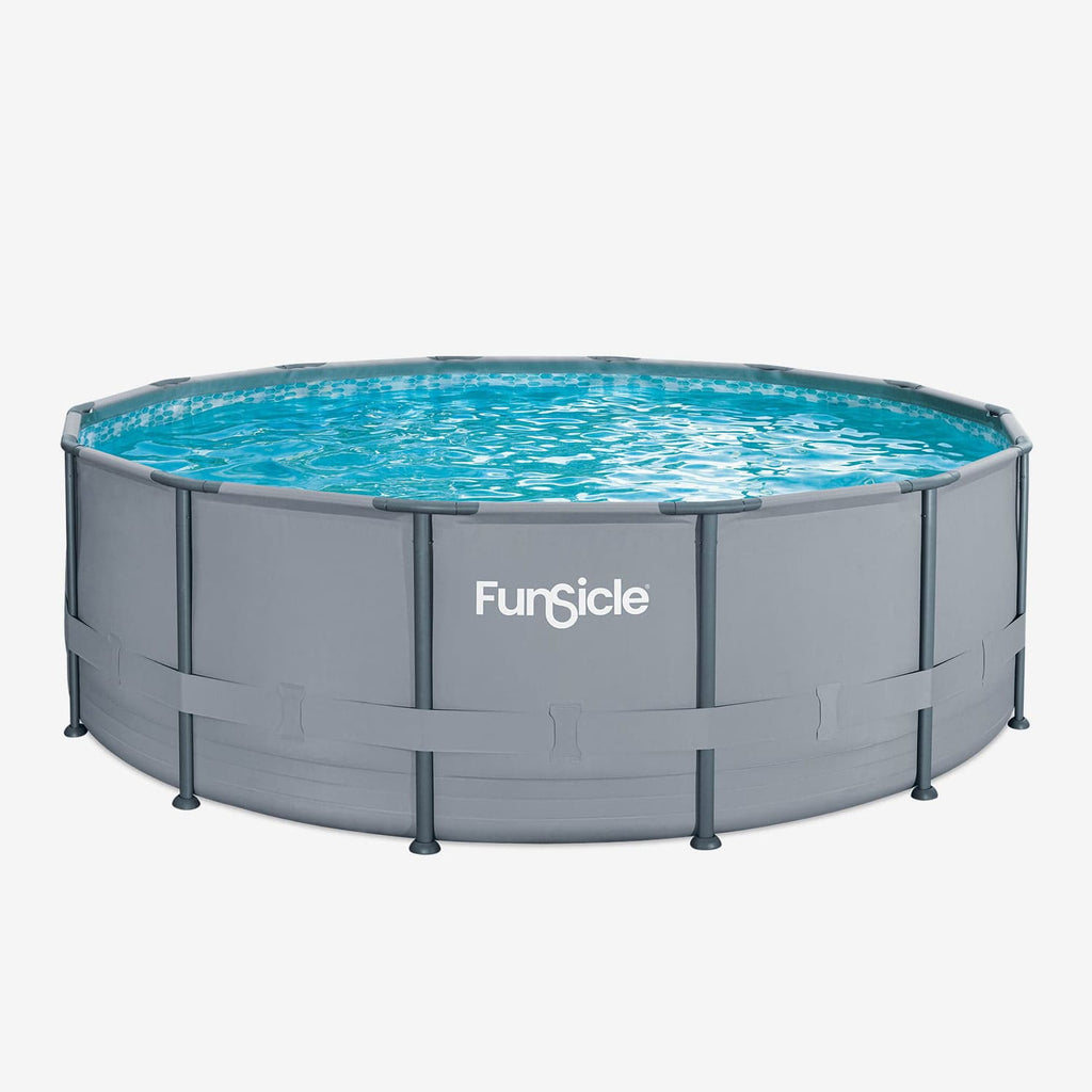 Funsicle 14 Ft Oasis Pool Cool Gray funsicle-14-ft-oasis-pool-cool-gray