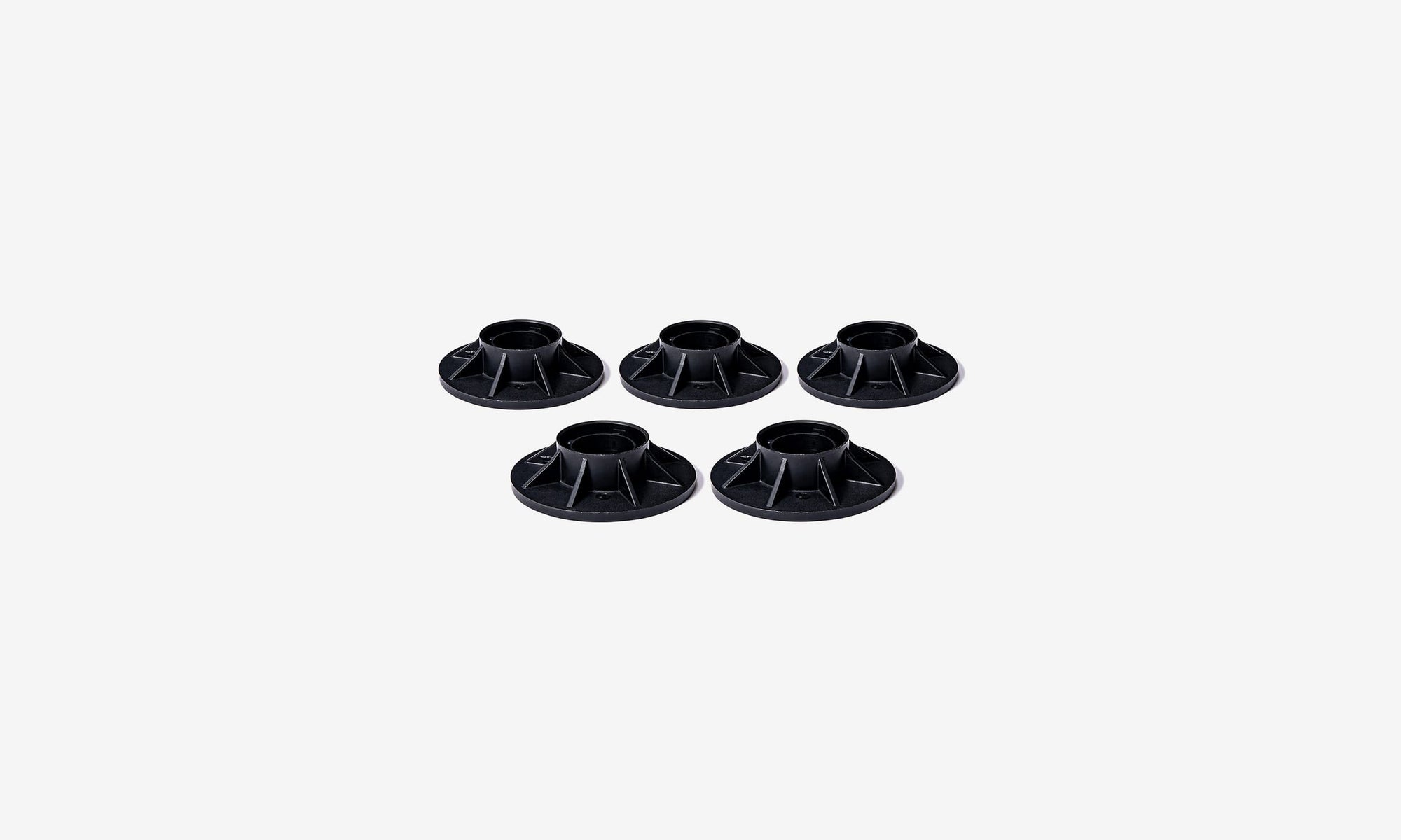 Funsicle 14-15 ft Activity Pool Leg Cap, Set of 5 Black